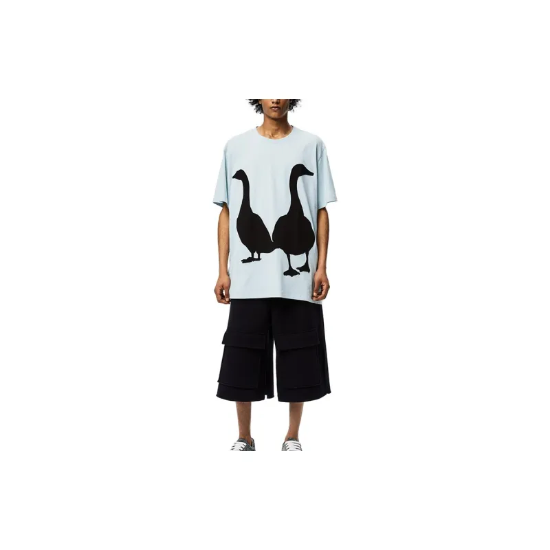 LOEWE T Shirts Men Light Blue-2