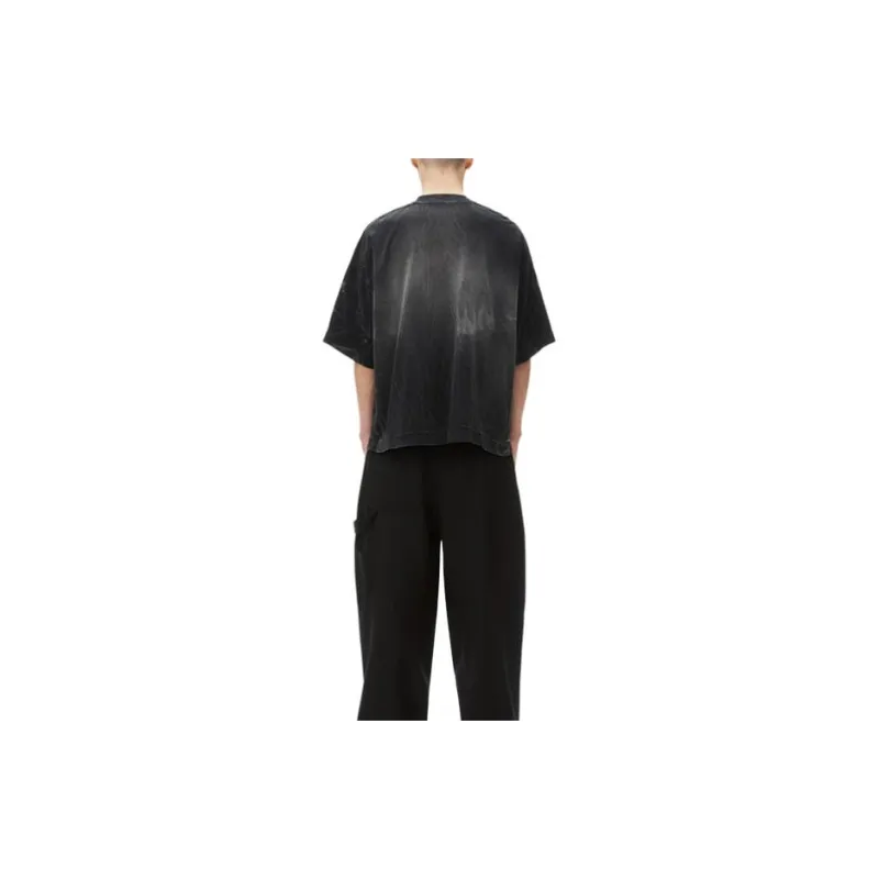 Alexander Wang Bleached-effect Cotton T-shirt-2