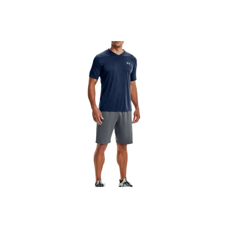Under Armour Velocity T Shirts Men Navy Blue-2