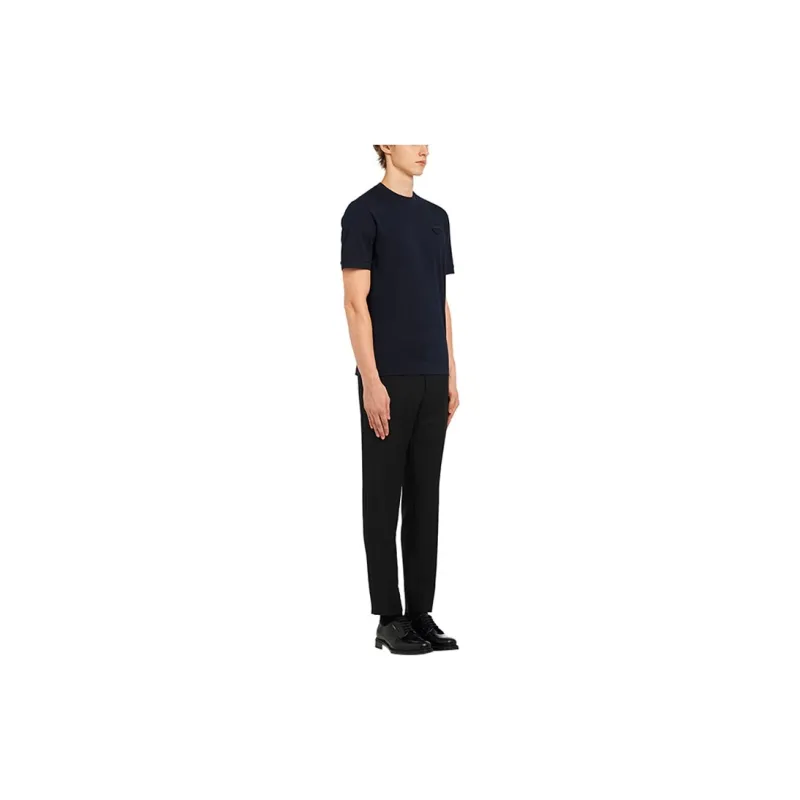 PRADA T Shirts Men Dark Blue-5