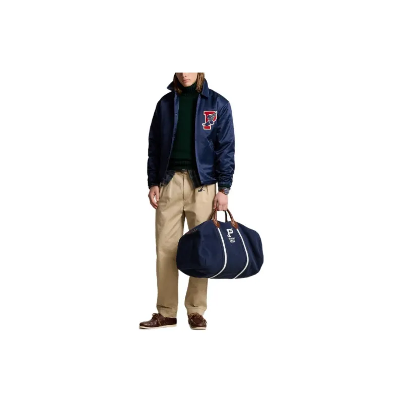 Polo Ralph Lauren Logo appliqué Satin Bomber Jacket-1
