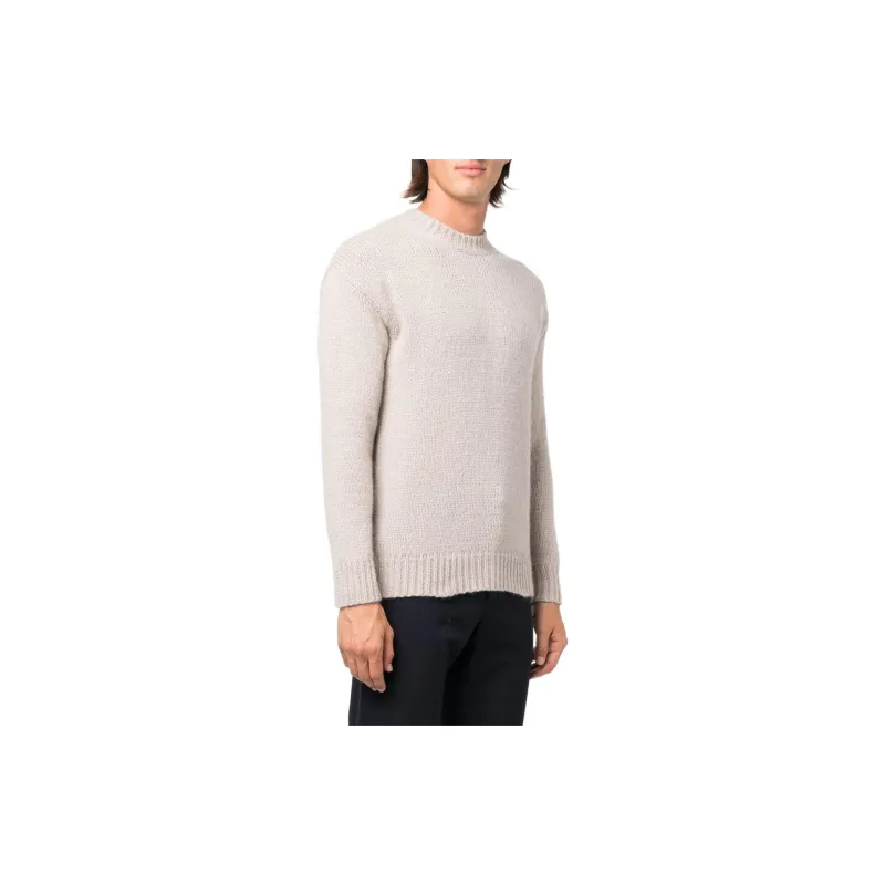 ROBERTO COLLINA Crewneck Knitted Sweater-3