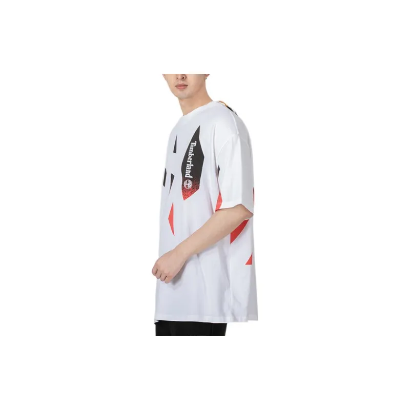 Timberland T Shirts Men White-2