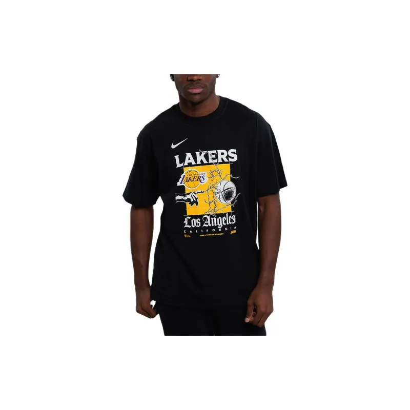 Nike Los Angeles Lakers Courtside Men's Nike Nba Max90 T-Shirt-2