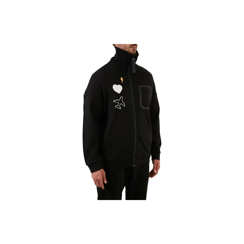 HUGO BOSS Patch Embellished Relaxed Fit Sweatshirt-4