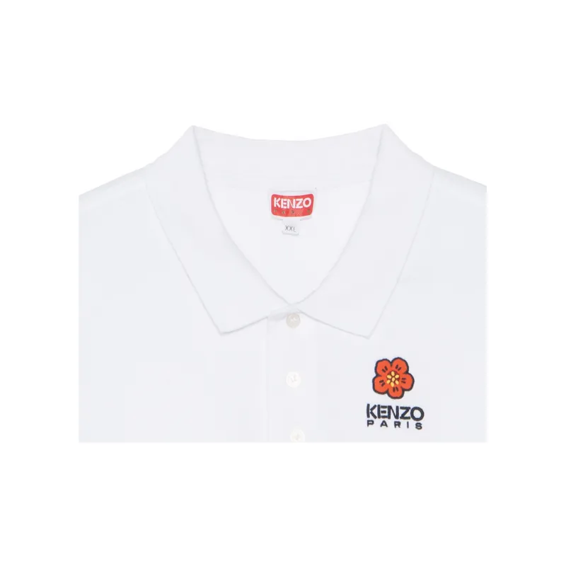 KENZO Boke Flower Embroidered Polo Shirt-5