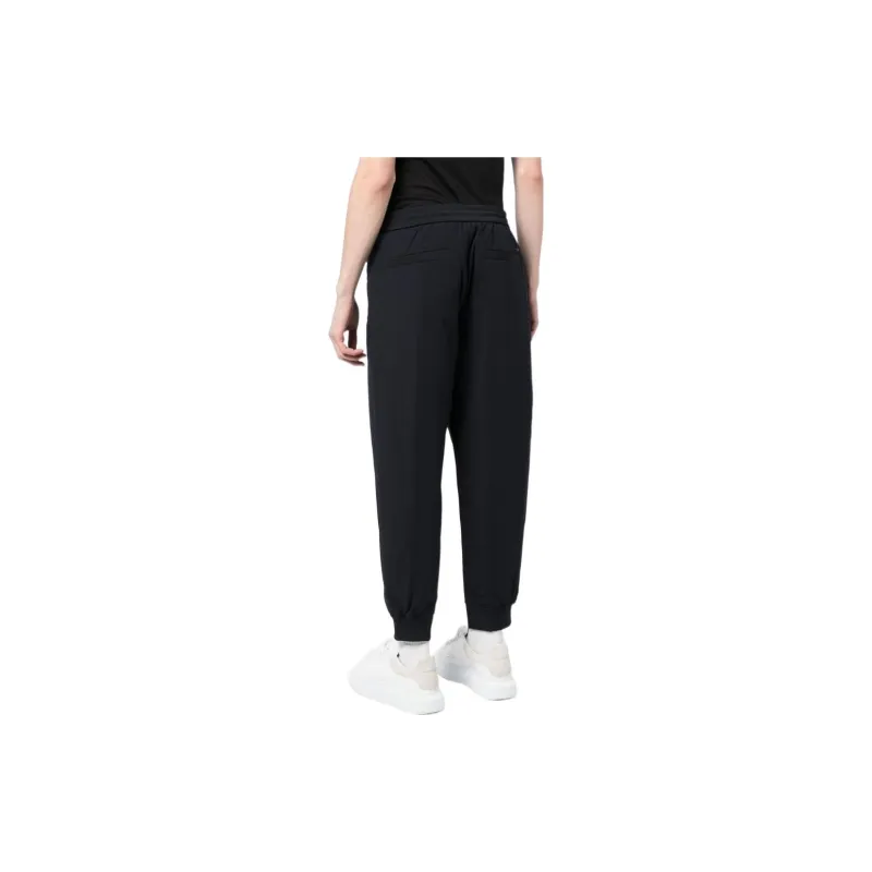 EMPORIO ARMANI Knitted Sweatpants Men Marine Blue-2