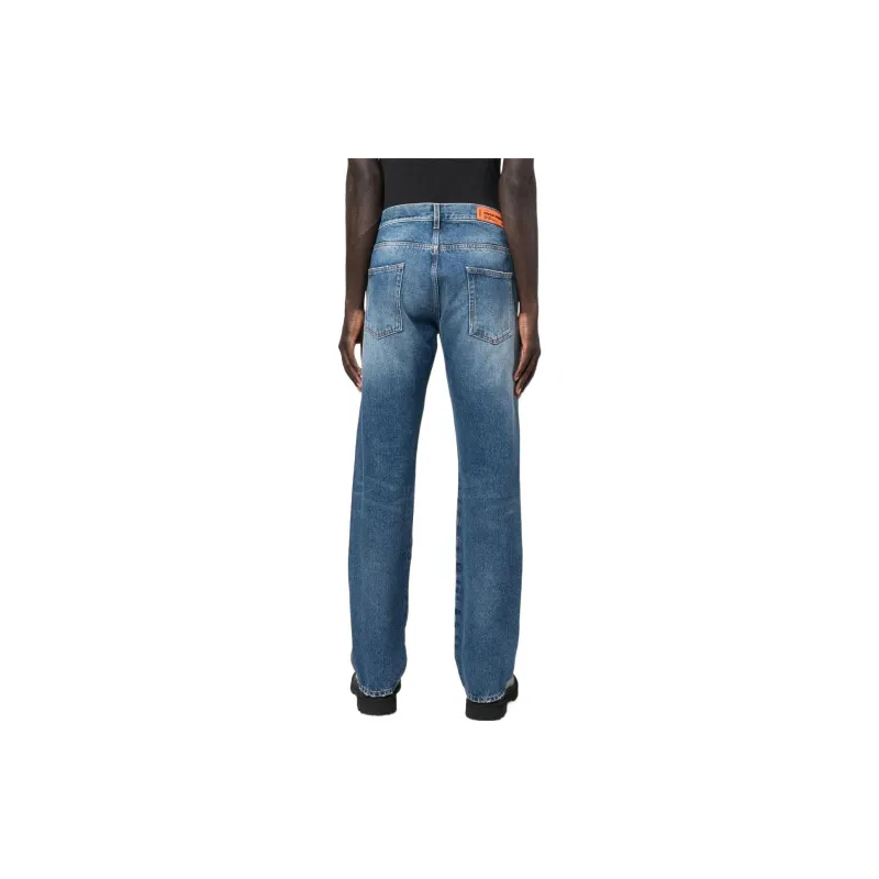 HERON PRESTON Stonewashed Straight leg Jeans-2