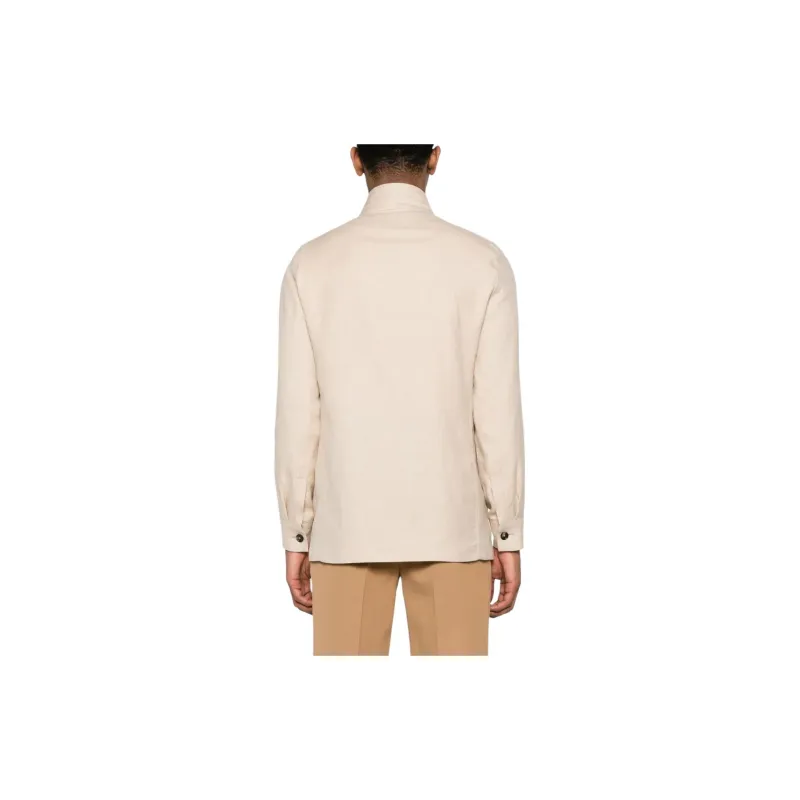 Ermenegildo Zegna Linen blend Shirt Jacket-2