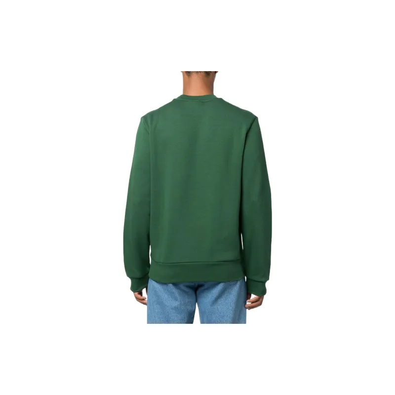LACOSTE Logo Embroidered Crewneck Sweatshirt-3