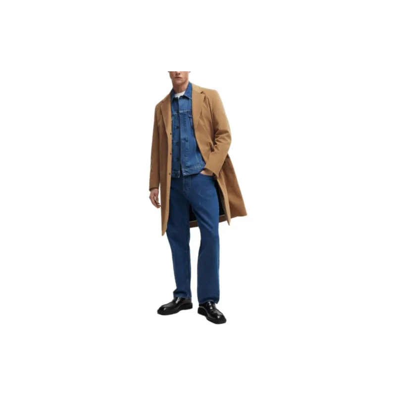 HUGO BOSS FW24 Coat Men's Beige-1