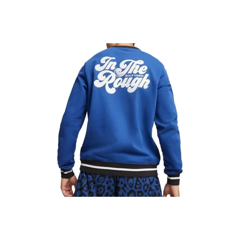 PUMA Puma Hoops X Golf Crew Sweatshirt Men's Blue-4