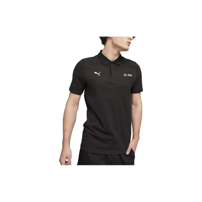 PUMA Mercedes Polo Shirt Men's Black-2