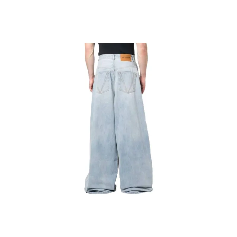 Vetements Logo embroidered Jeans-2