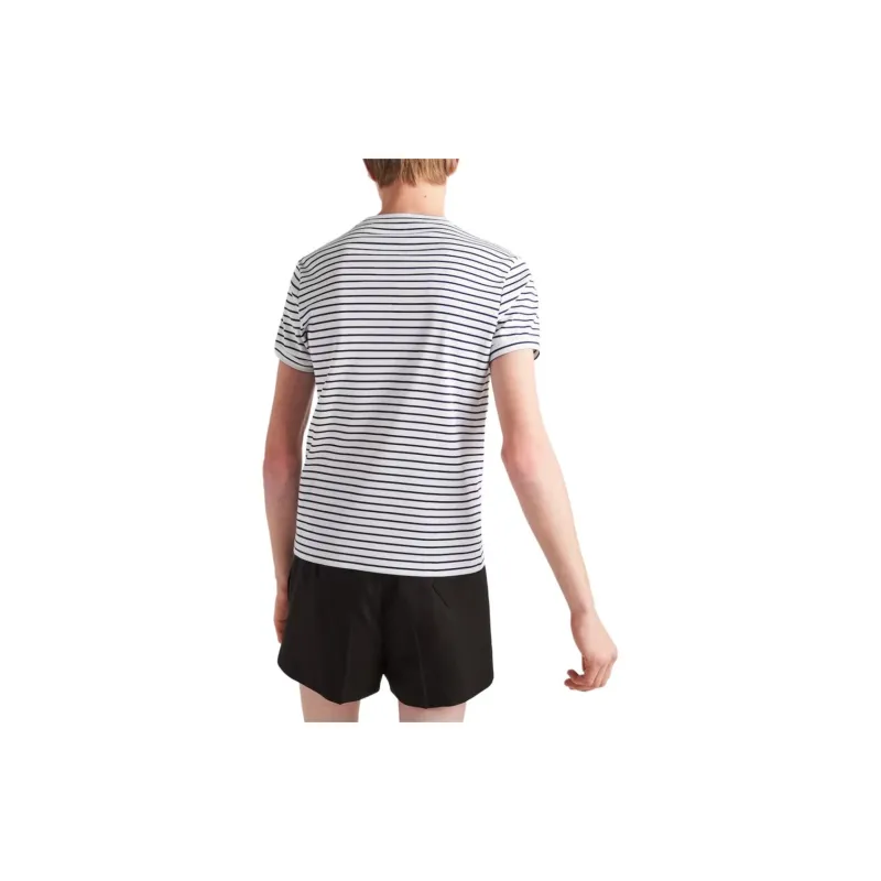 PRADA T-Shirts Men Black-2