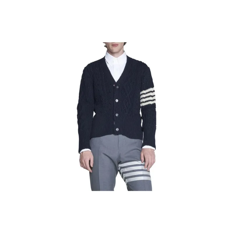 THOM BROWNE Sweaters Men Marine Blue-2
