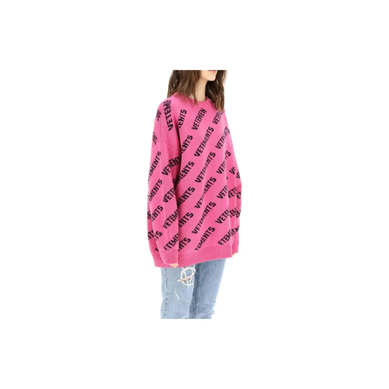 Vetements Sweaters Unisex Pink-2