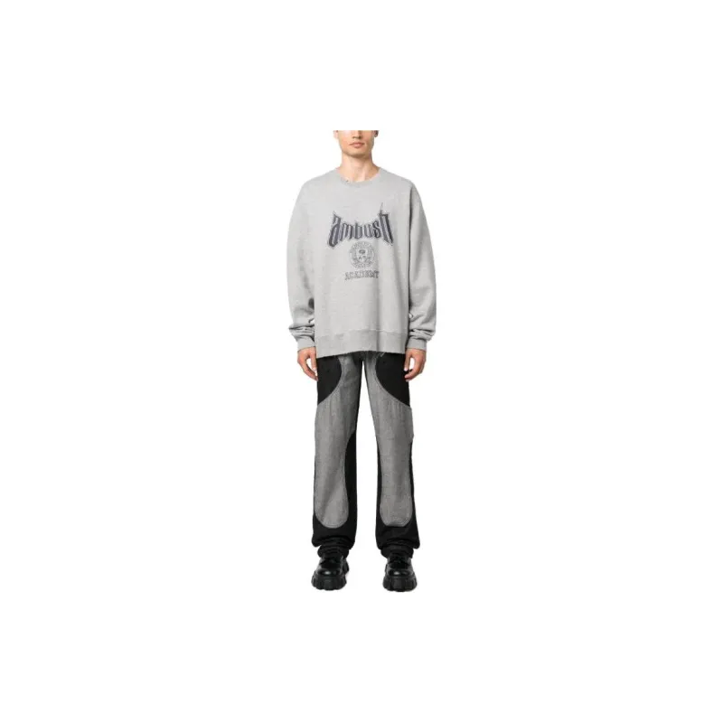 AMBUSH Logo Printed Crewneck Sweatshirt-1