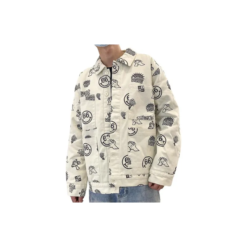 Vans Jackets Men Ecru-3