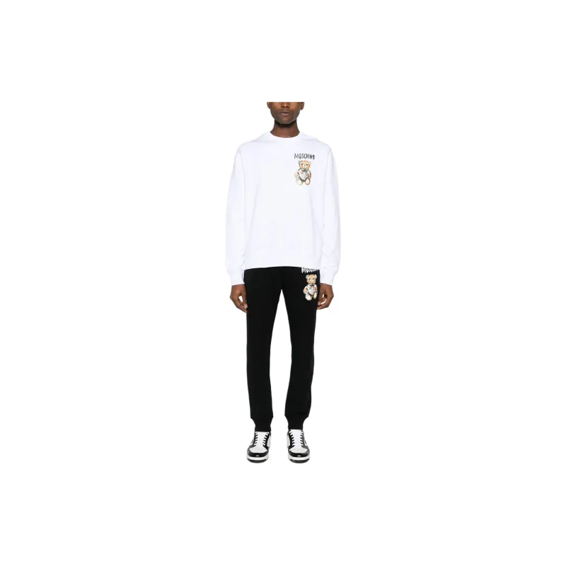 MOSCHINO Teddy Bear Printed Crewneck Sweatshirt-1