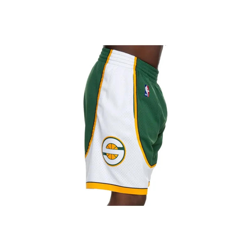 Mitchell Ness Basketball Shorts Men Green-3