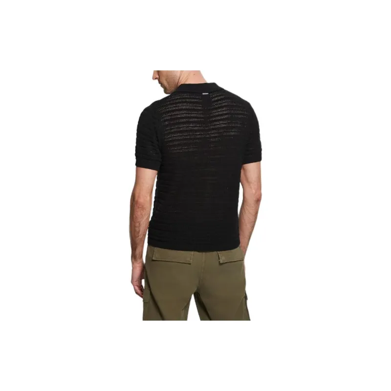 GUESS Eco Dawson Sweater Shirt Shirt Men's Black-2