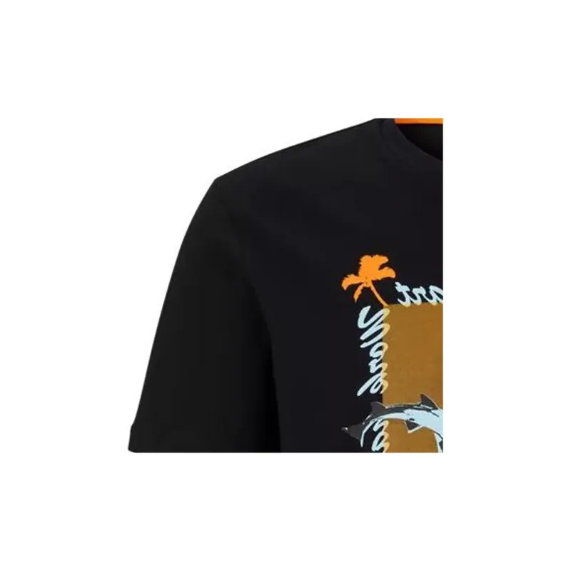 HUGO BOSS T Shirts Men Black-5