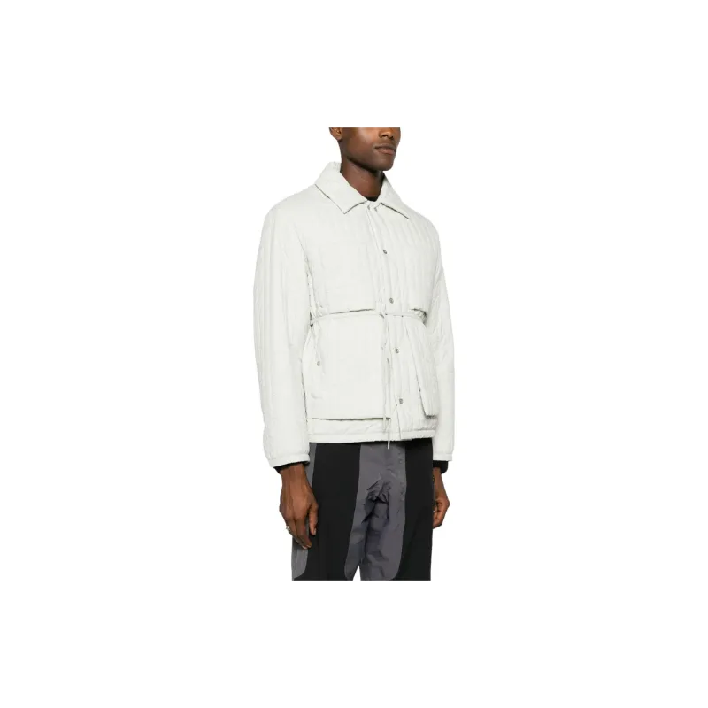 CRAIG GREEN Belted Quilted Shirt Jacket-3