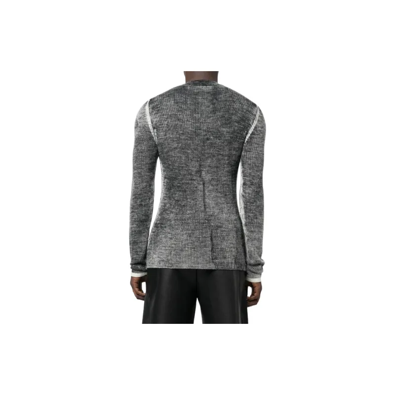 DIESEL K Atullus Printed Wool Jumper With Logo-2