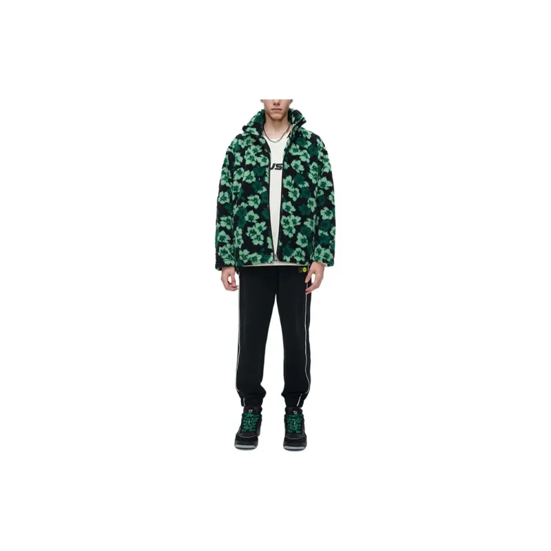 FILA FUSION FILA FUSION X BEAMS Co branded Series Jacket Men's Water Duck Green-6