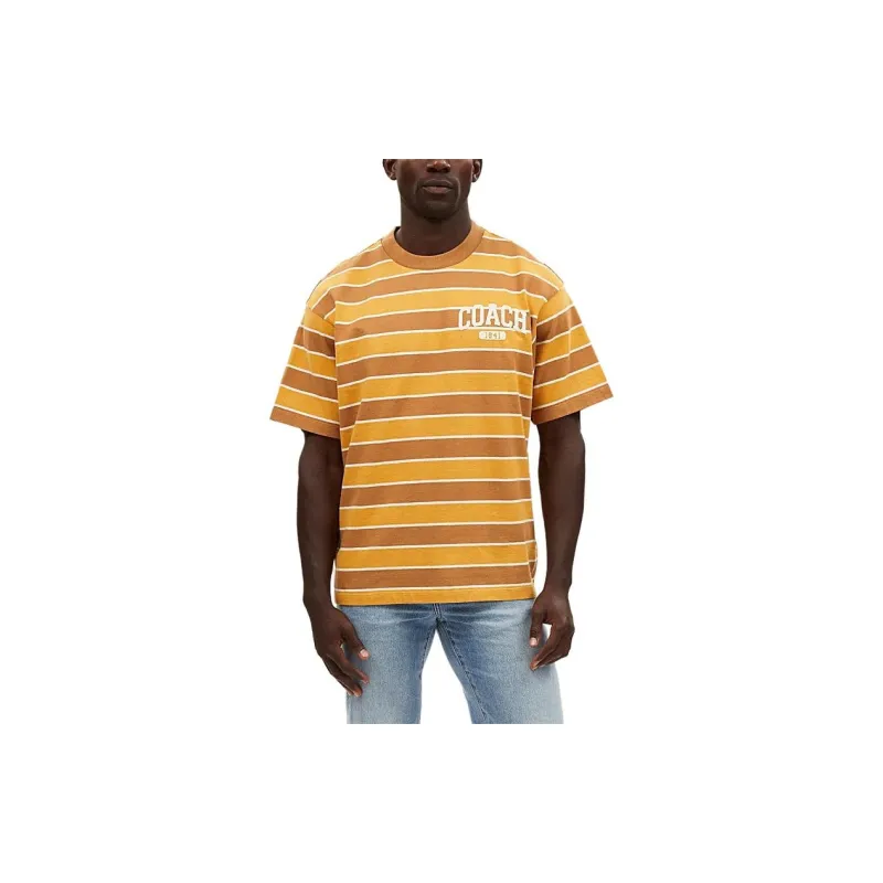 COACH SS24 T Shirt Men's Orange-1