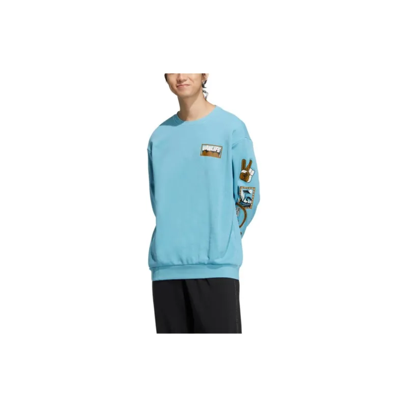 Adidas Neo Sweatshirts Unisex Vintage Blue-1