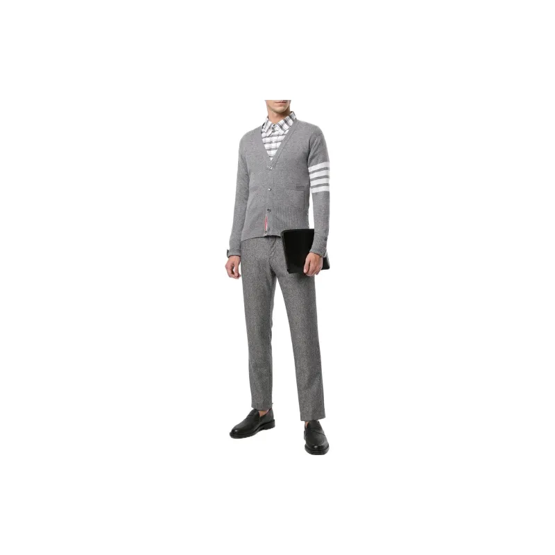 THOM BROWNE 4 Bar Stripe Cardigan-1
