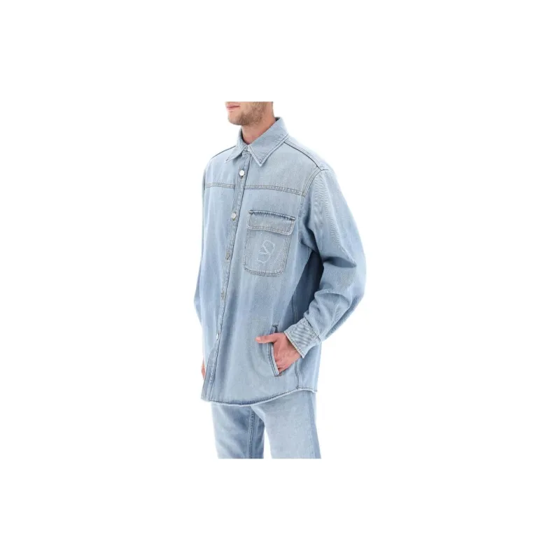 Valentino Shirts Men Blue-3
