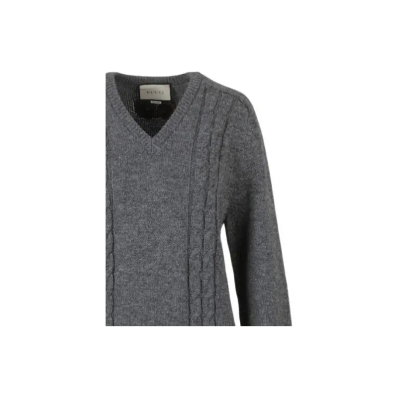 GUCCI Sweaters Men Dark Gray-6