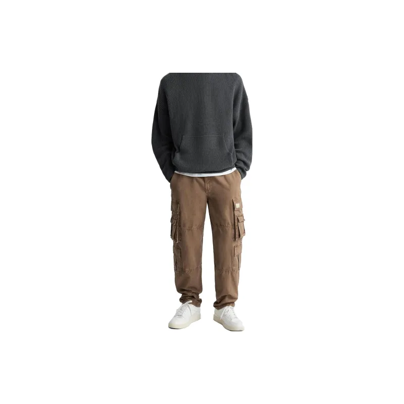 ZARA Cargo Pants Men Brown-2
