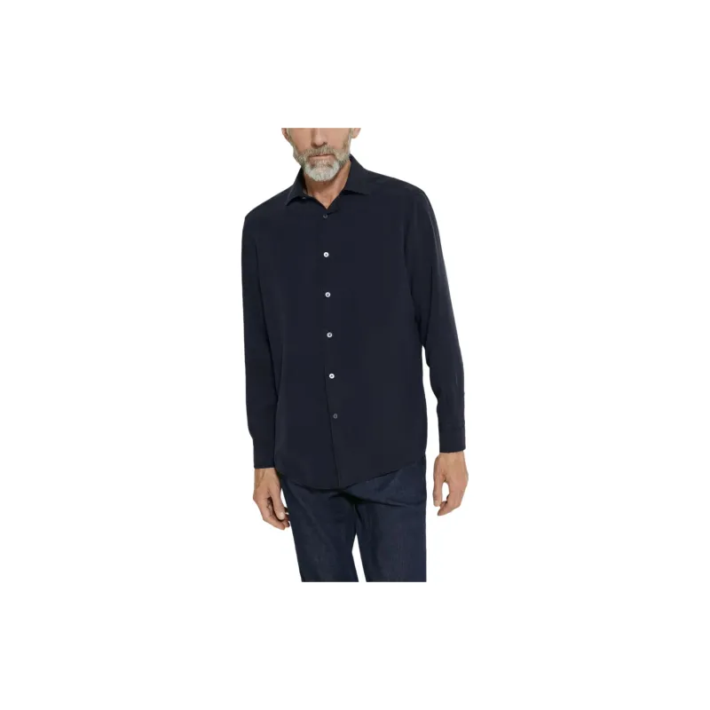 Ermenegildo Zegna Buttoned Long Sleeved Shirt-3