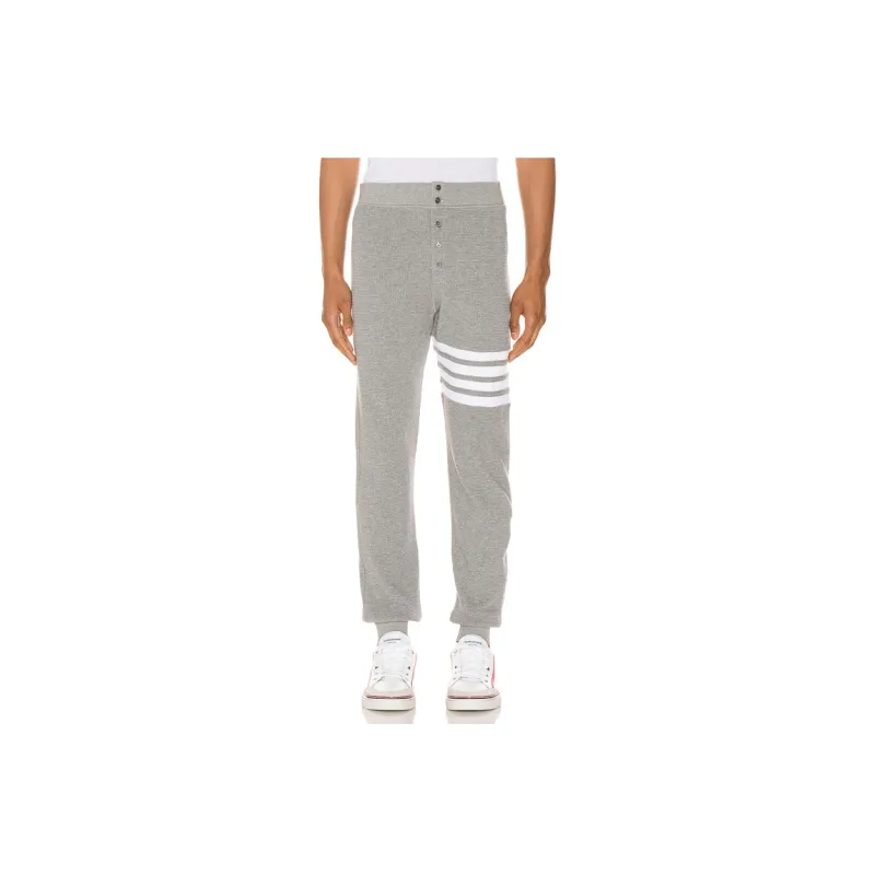 THOM BROWNE Ottoman Rib 4 Bar Stripe Track Pants-2