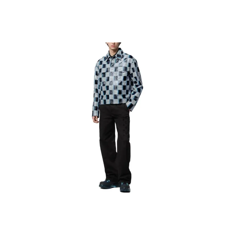 LOUIS VUITTON SS24 Leather Jacket Men's Multicolor-1