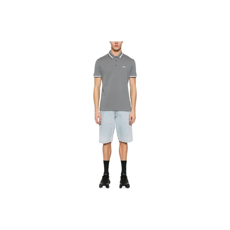 HUGO BOSS Polo Shirt Men's Gray-1