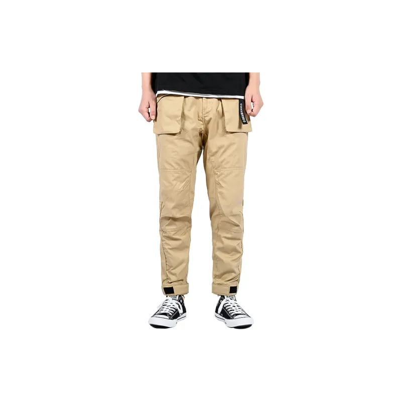 Converse Paneled Jogger Cargo Pants Men Khaki-2