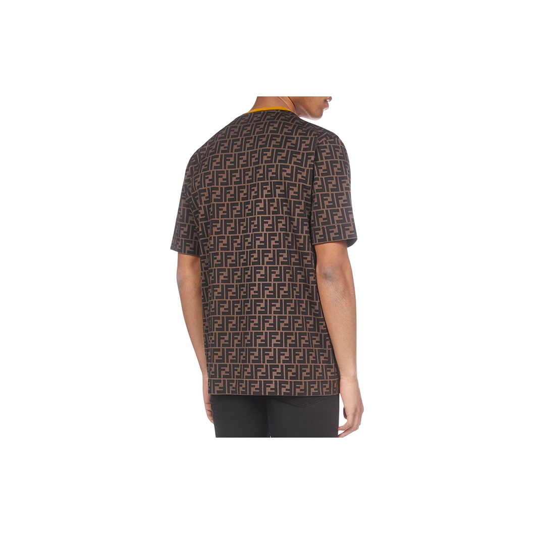 FENDI T-Shirts Men Brown - POIZON