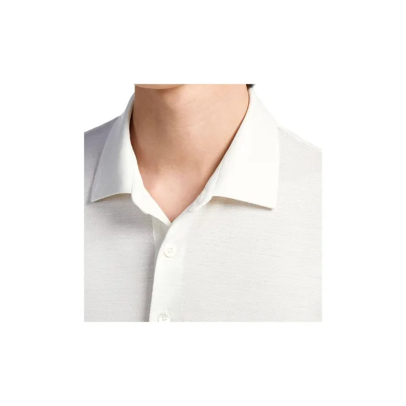Zegna SS23 Polo Shirt Men's White-4