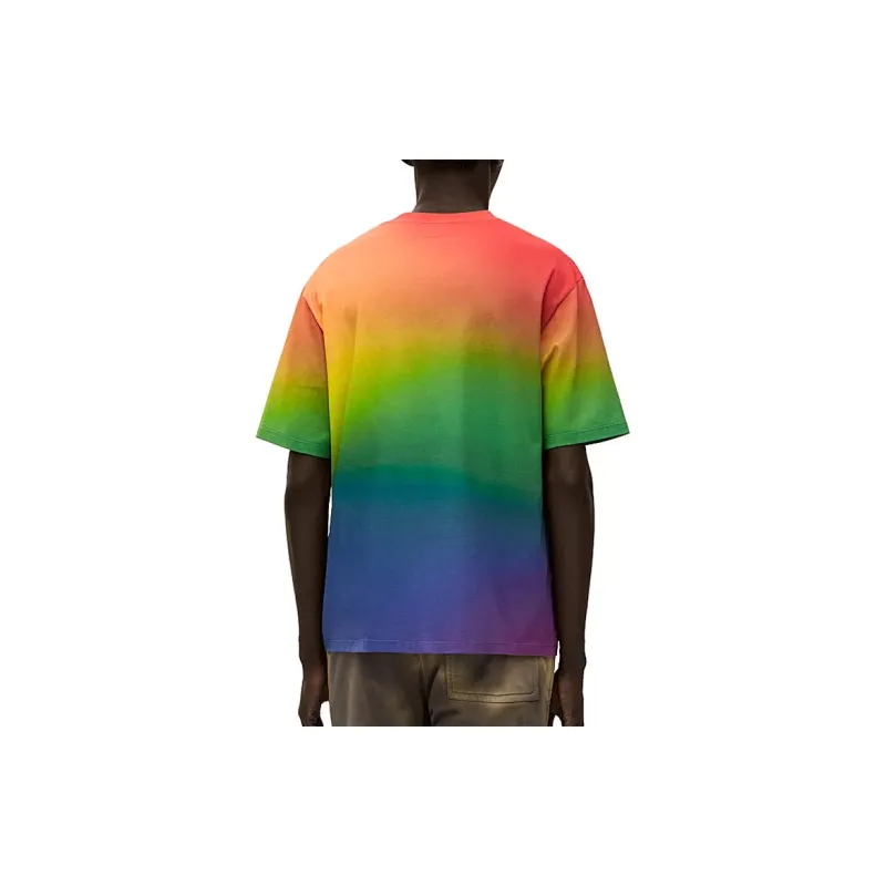 LOEWE Rainbow Anagram Cotton T Shirt-2