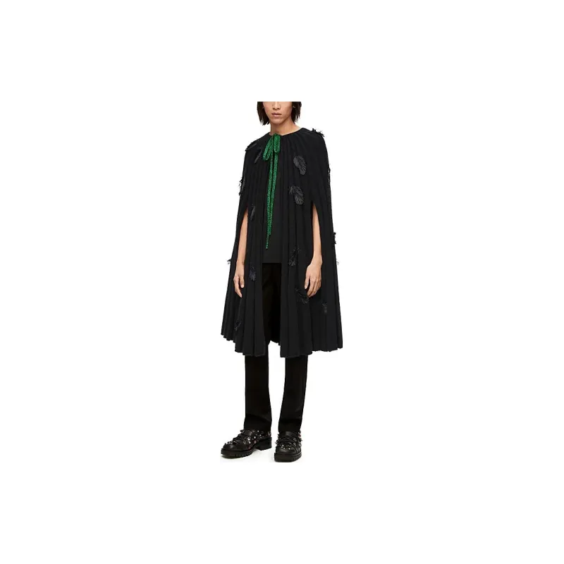 LOEWE X Howl's Moving Castle Cloaks Unisex Black-2