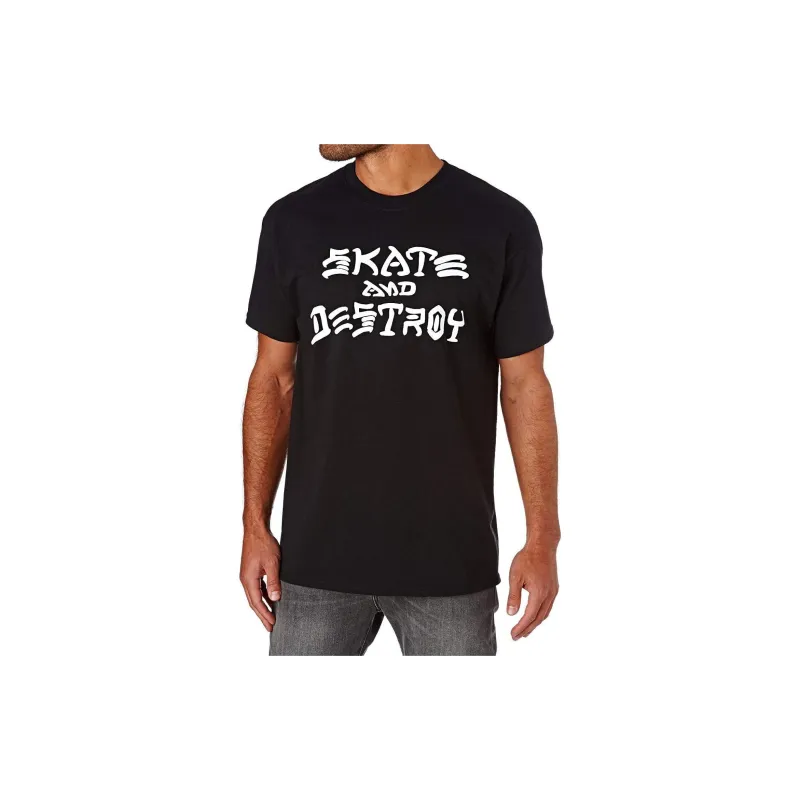 Thrasher T Shirt US Version Unisex Black-2