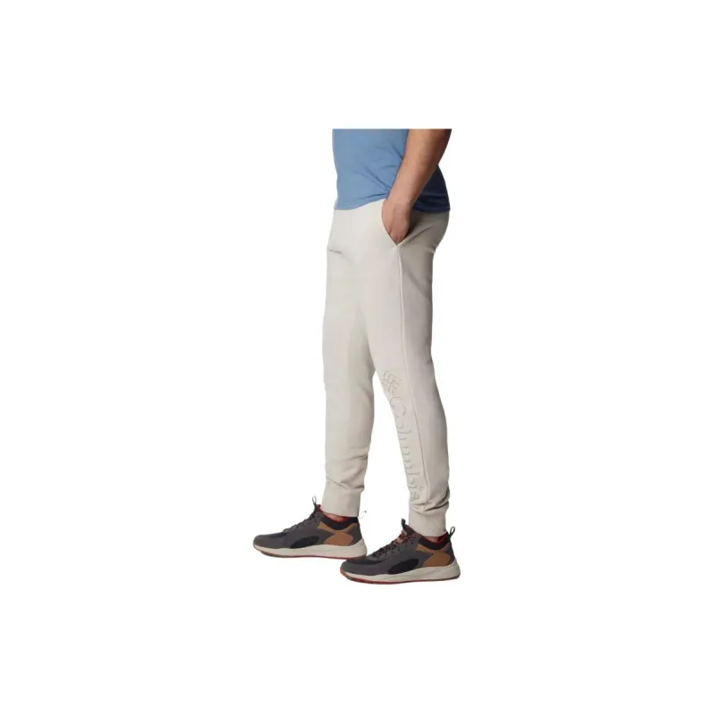 Columbia CSC Csc Logo Fleece Jogge Knitted Sports Pants Men's Ecru-2