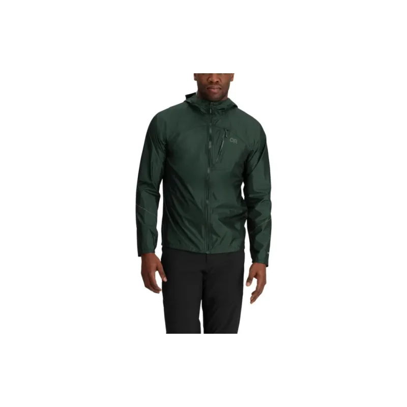 Outdoor Research Helium Rain Jacket Jackets Coats Men's Dark Green-1