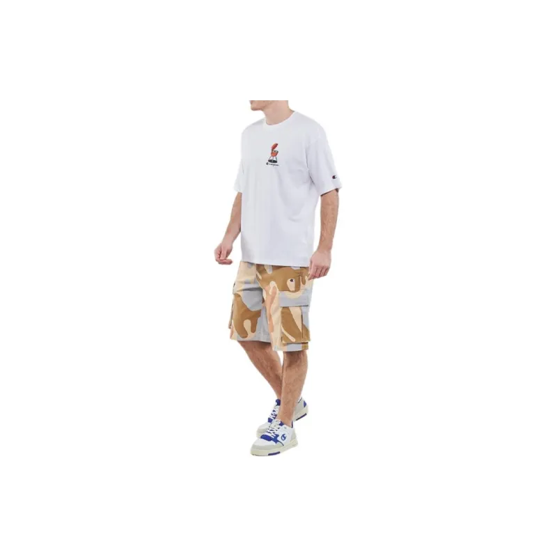 Champion T Shirts Men White-3