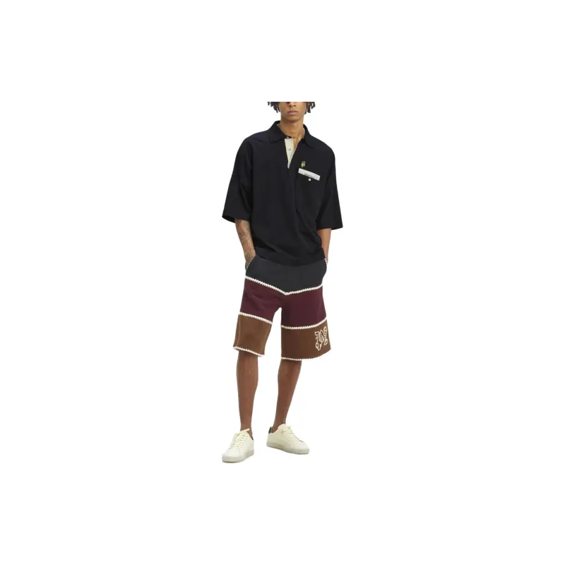 PALM ANGELS Sartorial Tape Cotton Polo Shirt-1